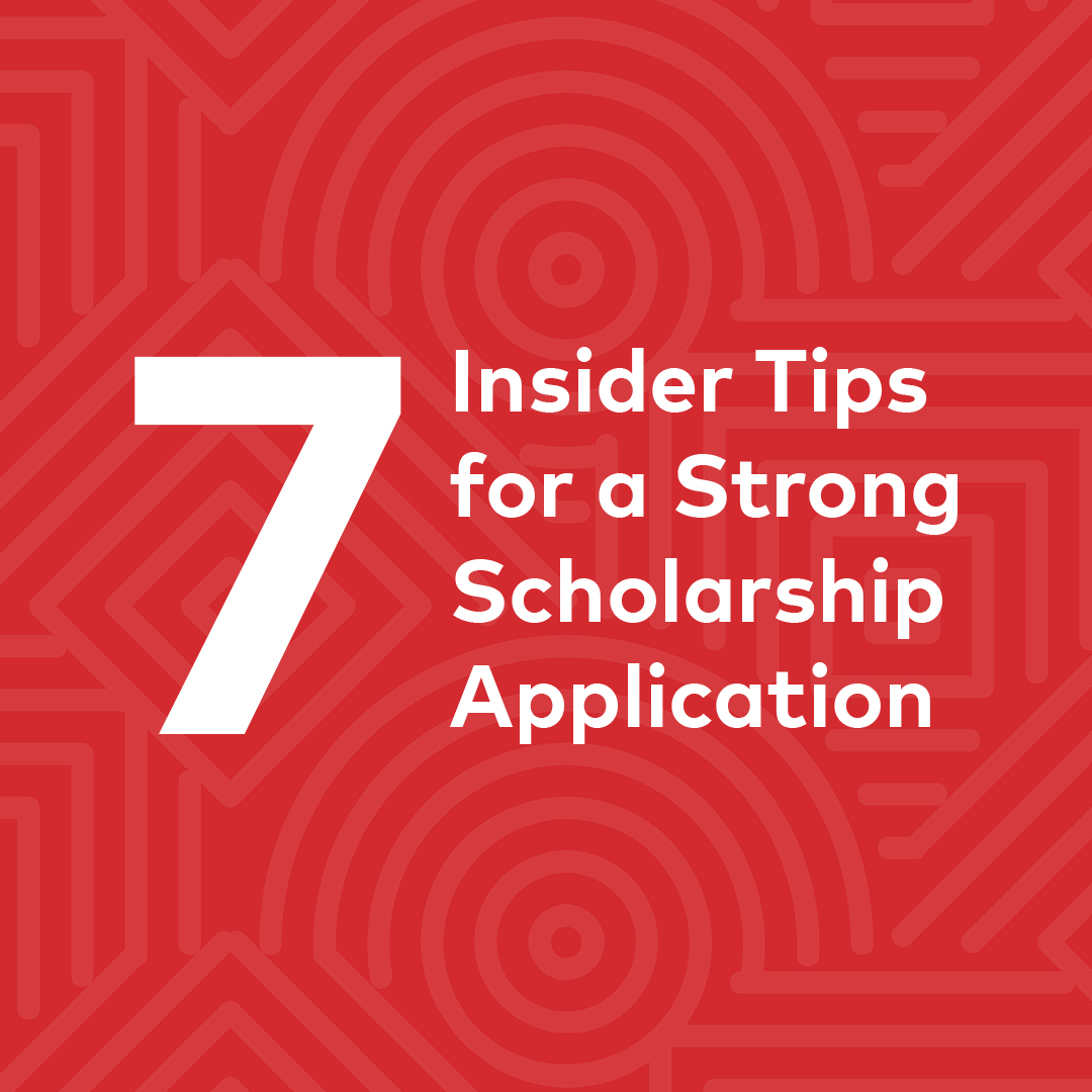 7 Insider Tips for a Strong Scholarship Application feature image